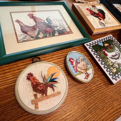 Lot 274 Chicken wall art
