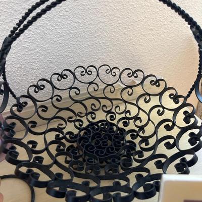 Bill Rabbit tiles, metal basket, misc