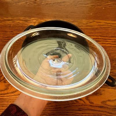 Lot 286 Cast Iron Deep Skillet w/ Lid