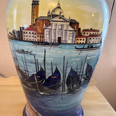 Signed Venezia Large Vase