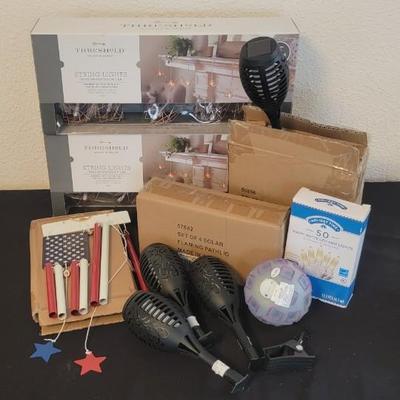 A lot of NIB including Threshold String lights