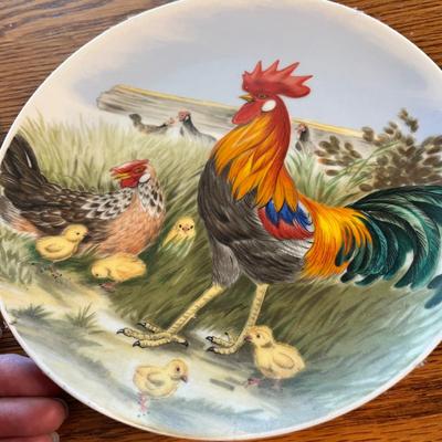 Lot 296 Chicken wall art