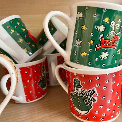 Lot 302 Christmas china set