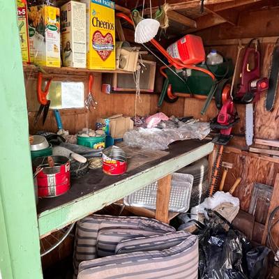 Lot 307 Garden shed contents #2