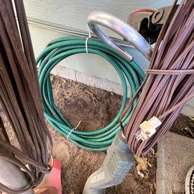 Lot 308 Electric weed eaters & hose