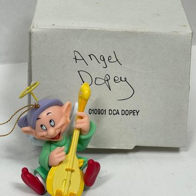 Vintage Disney Christmas Ornament: Angel Dopey Snow White Dwarf
