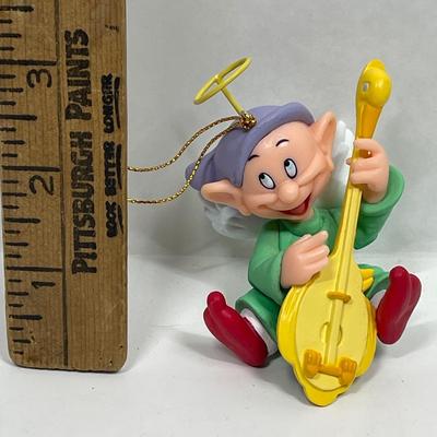 Vintage Disney Christmas Ornament: Angel Dopey Snow White Dwarf