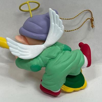Vintage Disney Christmas Ornament: Angel Dopey Snow White Dwarf