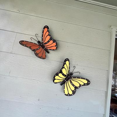 Lot 311 Butterfly outdoor wall art