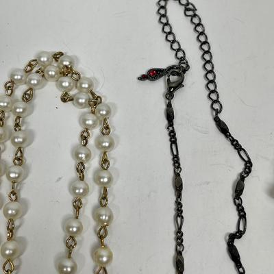 Vintage Costume Jewelry - little purse pendants, antique star pin, clip-on earrings, etc