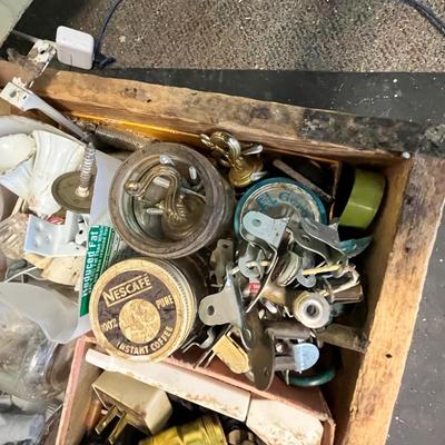 Lot 333 Drawer of hardware misc