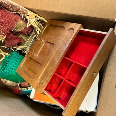 Lot 353 Lg box of household