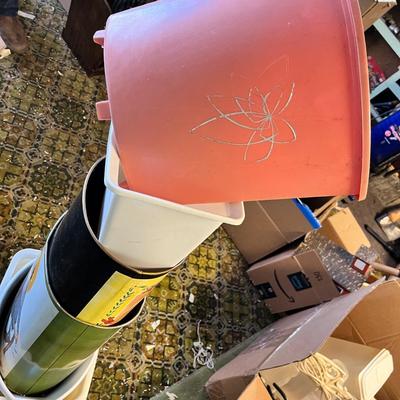 Lot 358 Vintage trash cans