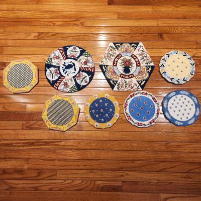 Lot of 8 Needlepoint Decorative Wall hangings