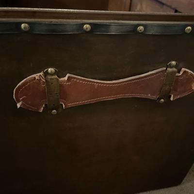 Leather-look trunk