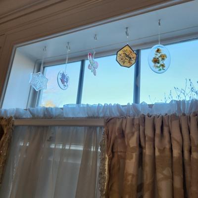Lot of Window Stained Glass Decor Small and Large pieces