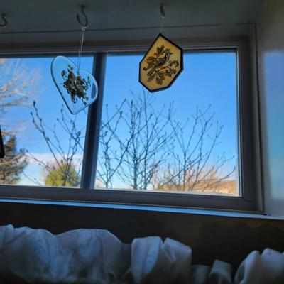 Lot of Window Stained Glass Decor Small and Large pieces