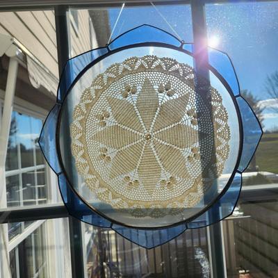Lot of Window Stained Glass Decor Small and Large pieces