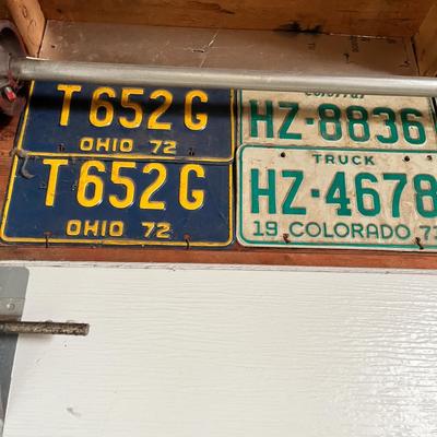 Lot 368 License Plates