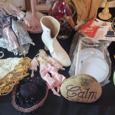 Doll stands, decor and more