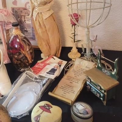 Doll stands, decor and more
