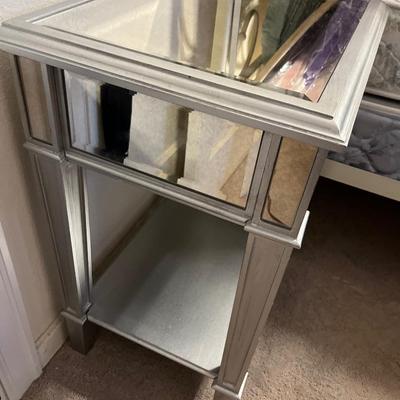 Pier 1 mirrored side table