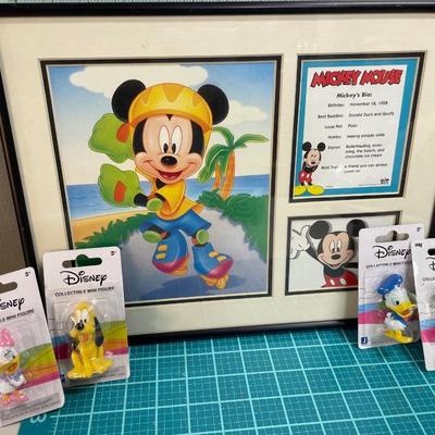 Mickey Mouse decor and figures