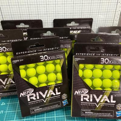 8 boxes of Nerf Rival balls