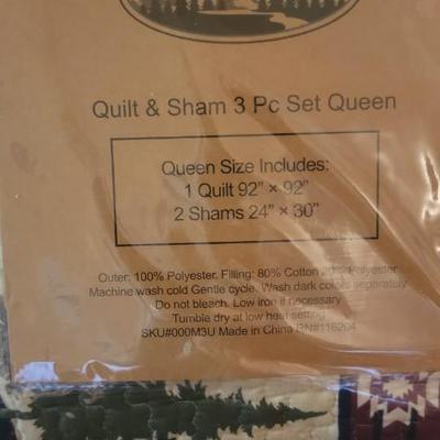 Quilt and shams NIB