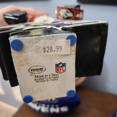 Baltimore Ravens Memorabilia Clock ,Garden Gnome Hat Gloves