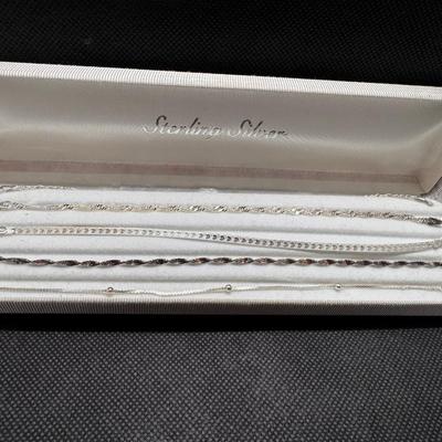 Sterling Silver Bracelets (5)