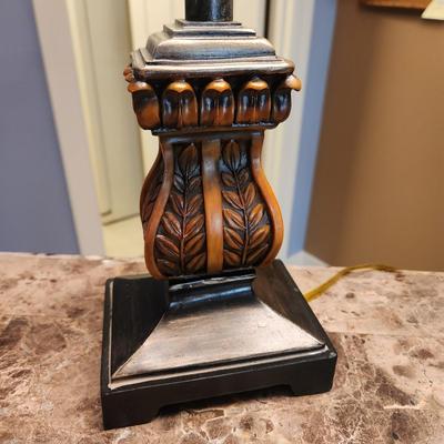 Pair Tall Table Lamps 33"