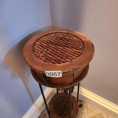 Plant stand with Artificial orchid