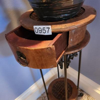 Plant stand with Artificial orchid