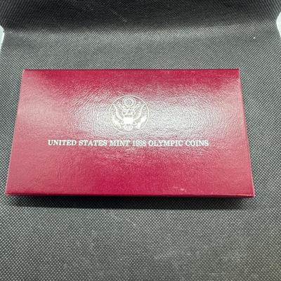 1988-S Olympiad Liberty SILVER PROOF DOLLAR $1