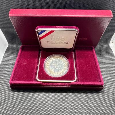 1988-S Olympiad Liberty SILVER PROOF DOLLAR $1