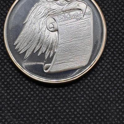 Free The Eagle For A Stronger America 1oz Fine Silver Proof Round