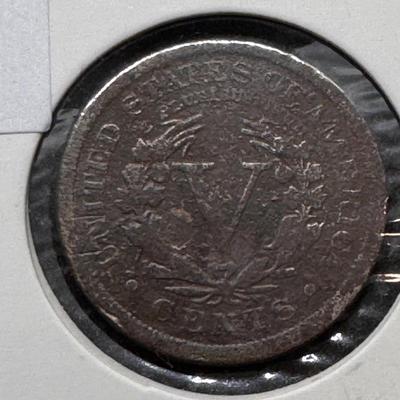 V Nickels - Various dates (1883-1910)