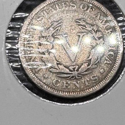 V Nickels - Various dates (1883-1910)