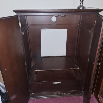 "Bookcase" Armoire Entertainment Center