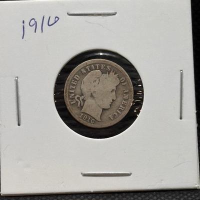 Barber Dime Lot (3)