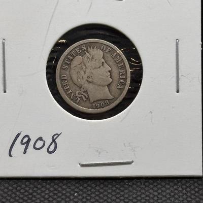 Barber Dime Lot (3)