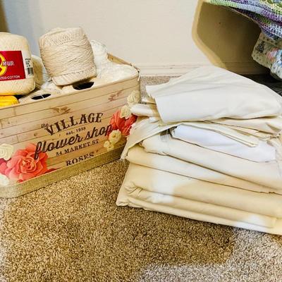 Cotton and Yarn Lot w/ material