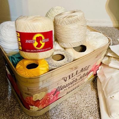 Cotton and Yarn Lot w/ material