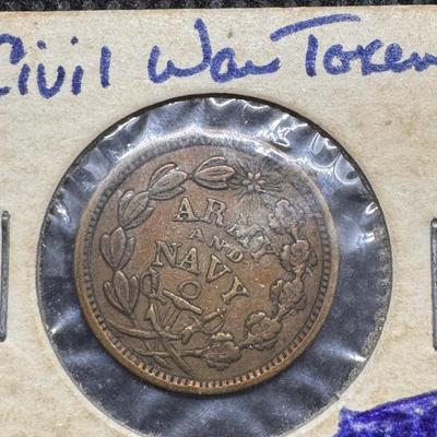 Civil War Token (Army/Navy)