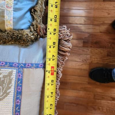 Lot of 4 Handmade Needlepoint Pillows