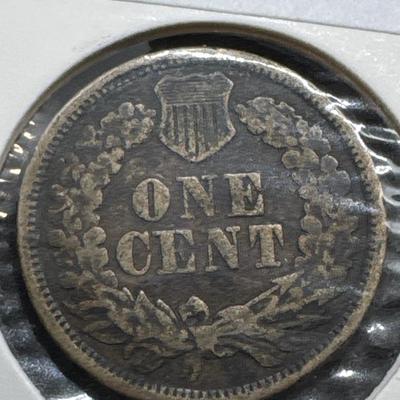 1863 Indian Penny / Army - Navy Token Lot