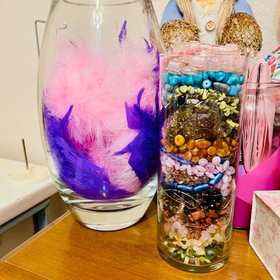Rabbits, Crystal, Beads Lot