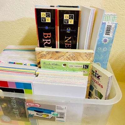 Card Stock Lot
