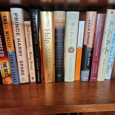 Shelf Lot of Books Dennis Lehane, Fauci, Prince Harry , Nancy Horan